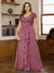 A-Line/Princess Sweetheart Short Sleeves Plus Size Mother of the Bride Dresses with Appliques & Ruffles