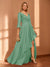A-Line/Princess Hi-Low V-Neck 3/4 Sleeves Chiffon Mother of the Bride Dresses