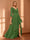 A-Line/Princess Hi-Low V-Neck 3/4 Sleeves Chiffon Mother of the Bride Dresses
