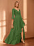 A-Line/Princess Hi-Low V-Neck 3/4 Sleeves Chiffon Mother of the Bride Dresses
