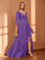 A-Line/Princess Hi-Low V-Neck 3/4 Sleeves Chiffon Mother of the Bride Dresses