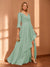 A-Line/Princess Hi-Low V-Neck 3/4 Sleeves Chiffon Mother of the Bride Dresses