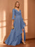 A-Line/Princess Hi-Low V-Neck 3/4 Sleeves Chiffon Mother of the Bride Dresses