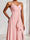 Trumpet/Mermaid Straps V-Neck Chiffon Bridesmaid Dresses with Ruffles & Split Side