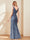 Mermaid/Trumpet V-Neck Sleeveless Mother of the Bride Dresses with Appliques