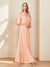 A-Line/Princess V-Neck Half Sleeves Chiffon Mother of the Bride Dresses