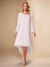 Sheath/Column Scoop Long Sleeves Lace Mother of the Bride Dresses with Jacket