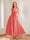 A-Line/Princess V-Neck Short Sleeves Mother of the Bride Dresses with Pockets & Flower