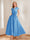 A-Line/Princess V-Neck Short Sleeves Mother of the Bride Dresses with Pockets & Flower