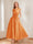 A-Line/Princess V-Neck Short Sleeves Mother of the Bride Dresses with Pockets & Flower