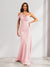 Sheath/Column Asymmetrical One-Shoulder Ruched Long Bridesmaid Dresses