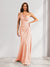 Sheath/Column Asymmetrical One-Shoulder Ruched Long Bridesmaid Dresses