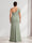 Sheath/Column Asymmetrical One-Shoulder Ruched Long Plus Size Bridesmaid Dresses