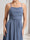 A-Line/Princess Straps Tea-Length Asymmetrical Chiffon Bridesmaid Dresses