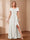 A-Line/Princess Scoop Asymmetrical Mother of the Bride Dresses with Rhinestone & Ruffles
