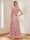 A-Line/Princess Scoop Short Sleeves Mother of the Bride Dresses with Appliques & Beading