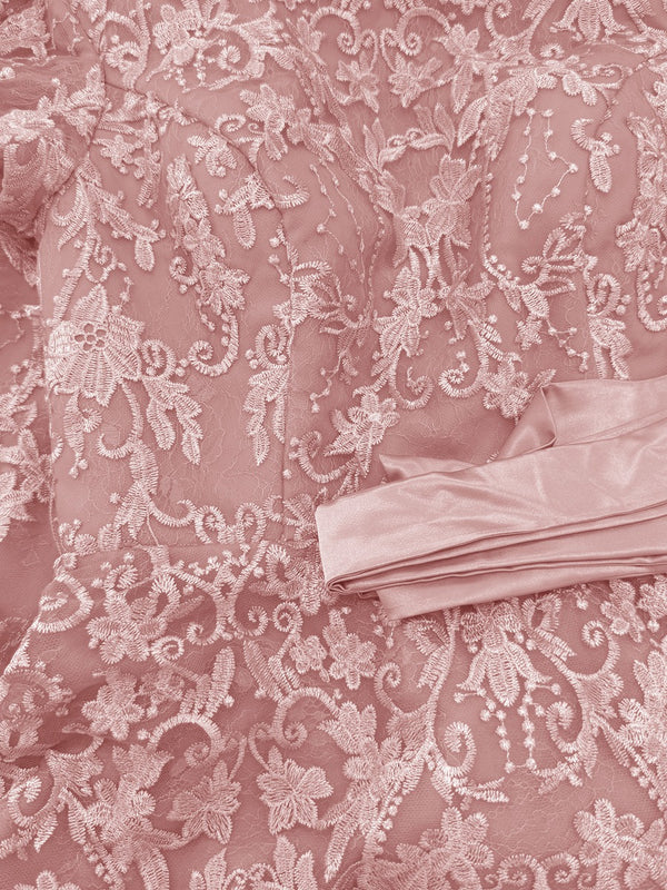 A-Line/Princess Scoop Short Sleeves Mother of the Bride Dresses with Appliques & Beading