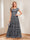 A-Line/Princess Scoop Short Sleeves Mother of the Bride Dresses with Appliques & Beading