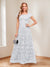 A-Line/Princess Scoop Short Sleeves Mother of the Bride Dresses with Appliques & Beading
