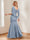 Trumpet/Mermaid Cowl Neck Long Ruched Mother of the Bride Dresses with Ruffles