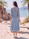 A-Line/Princess Square Neck Tea-Length Mother of the Bride Dresses with Lace Appliques & Jacket