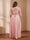 A-Line/Princess V-Neck Plus Size Mother of the Bride Dresses with Appliques & Watteau Train