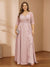 A-Line/Princess V-Neck Plus Size Mother of the Bride Dresses with Appliques & Watteau Train