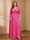 A-Line/Princess V-Neck Plus Size Mother of the Bride Dresses with Appliques & Watteau Train