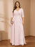 A-Line/Princess V-Neck Plus Size Mother of the Bride Dresses with Appliques & Watteau Train