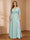 A-Line/Princess V-Neck Plus Size Mother of the Bride Dresses with Appliques & Watteau Train