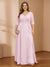 A-Line/Princess V-Neck Plus Size Mother of the Bride Dresses with Appliques & Watteau Train