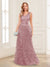 A-Line/Princess V-Neck Floor-Length Mother of the Bride Dresses with Appliques