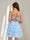 A-Line/Princess V-Neck Straps Ruffle Tiered Short Homecoming Dresses with Appliques
