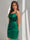Sheath/Column Cowl Straps Sleeveless Ruched Short Homecoming Dresses with Sequins
