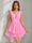A-Line/Princess V-Neck Pleated Asymmetrical Chiffon Short Homecoming Dresses