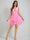 A-Line/Princess V-Neck Pleated Asymmetrical Chiffon Short Homecoming Dresses