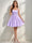 Ball Gown Square Neck Sleeveless Short/Mini Homecoming Dresses with Bow