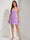 A-Line/Princess Square Mini Dresses Short Homecoming Dresses with Sequin Appliques