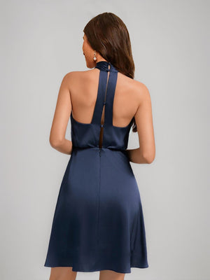 A-Line/Princess Halter Mini Dresses Short Homecoming Dresses