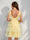 A-Line/Princess V-Neck Tulle Short/Mini Homecoming Dresses with Ruffles