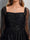 A-Line/Princess Square Long Sleeves Tulle Short Homecoming Dresses with Sequins