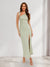 Sheath/Column Asymmetrical Knit Ruched Bridesmaid Dresses with Split Side