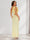Trumpet/Mermaid One-Shoulder Long Ruched Wedding Guest Dresses with Ruffles & Flower