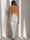 Sheath/Column Spaghetti Straps Sequined Midi Homecoming Dresses with Split Side