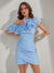 A-Line Off-the-Shoulder Short Asymmetrical Homecoming Dresses with Ruffles & Appliques