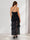 A-Line/Princess Tulle One Shoulder Maxi Wedding Guest Dresses with Tiered Ruffles