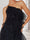 A-Line/Princess Tulle One Shoulder Maxi Wedding Guest Dresses with Tiered Ruffles