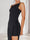 Sheath/Column Asymmetrical Neck Long Ruched Wedding Guest Dresses with Split Side