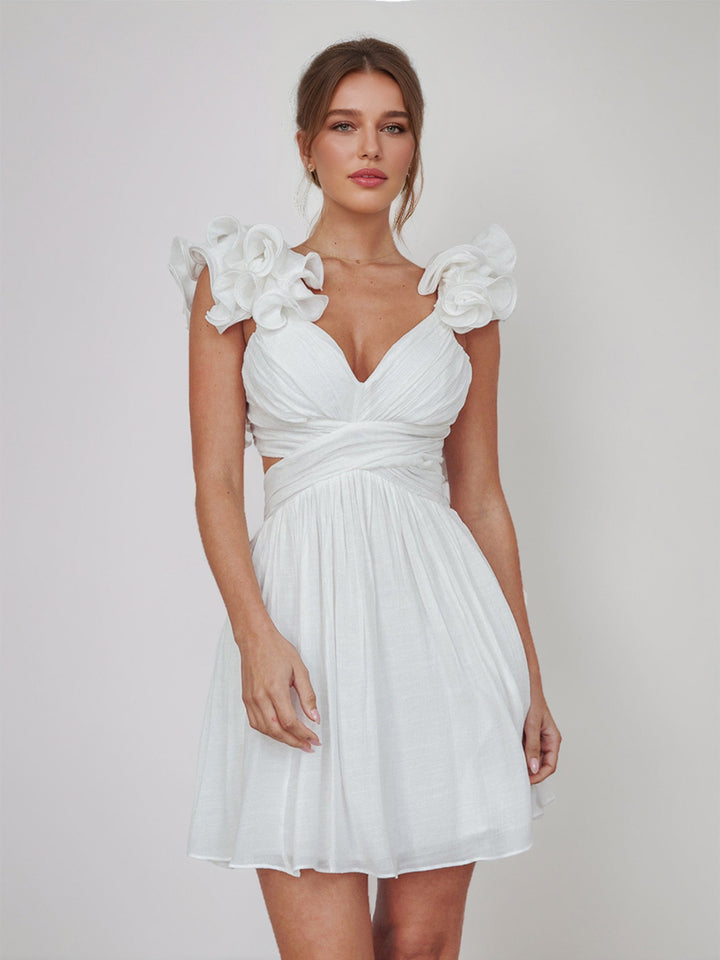 A-Line/Princess Sweetheart Short Elegant Homecoming Dresses with Ruffles &amp; Pleats