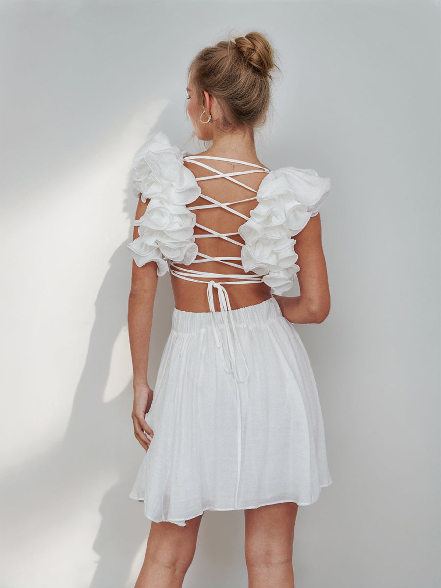 A-Line/Princess Sweetheart Short Elegant Homecoming Dresses with Ruffles &amp; Pleats